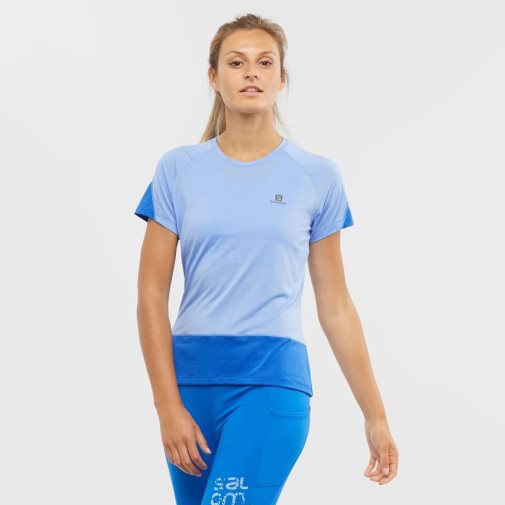 Blue Salomon Cross Run Short Sleeve Women's T-Shirts | PH 96543S